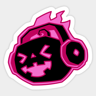 Party Pumpkin - Hot Pink Sticker